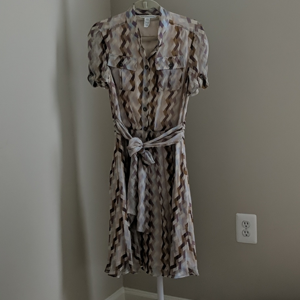 Diane Von Furstenberg Geo-patterned Dress